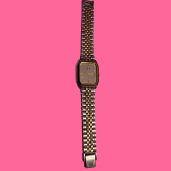 Larsson & Jennings boyfriend mini mixed gold watch - Picture 1 of 8